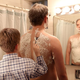 Illustration for article titled Father Teaches Son How To Shave Him